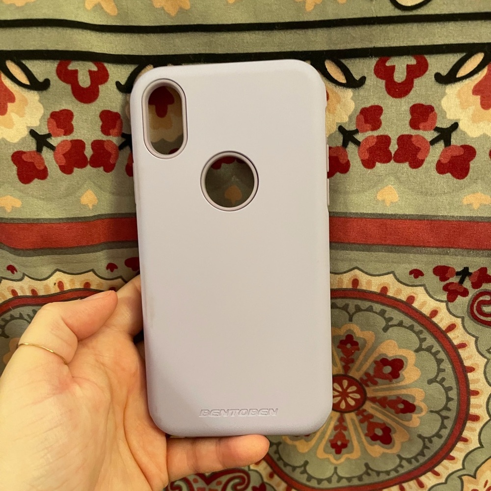 iPhone X lavender case